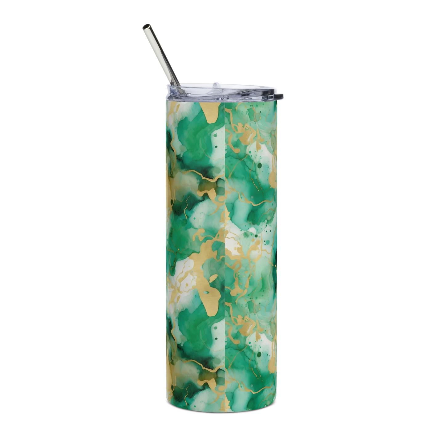 Simplicity in Green Tumbler