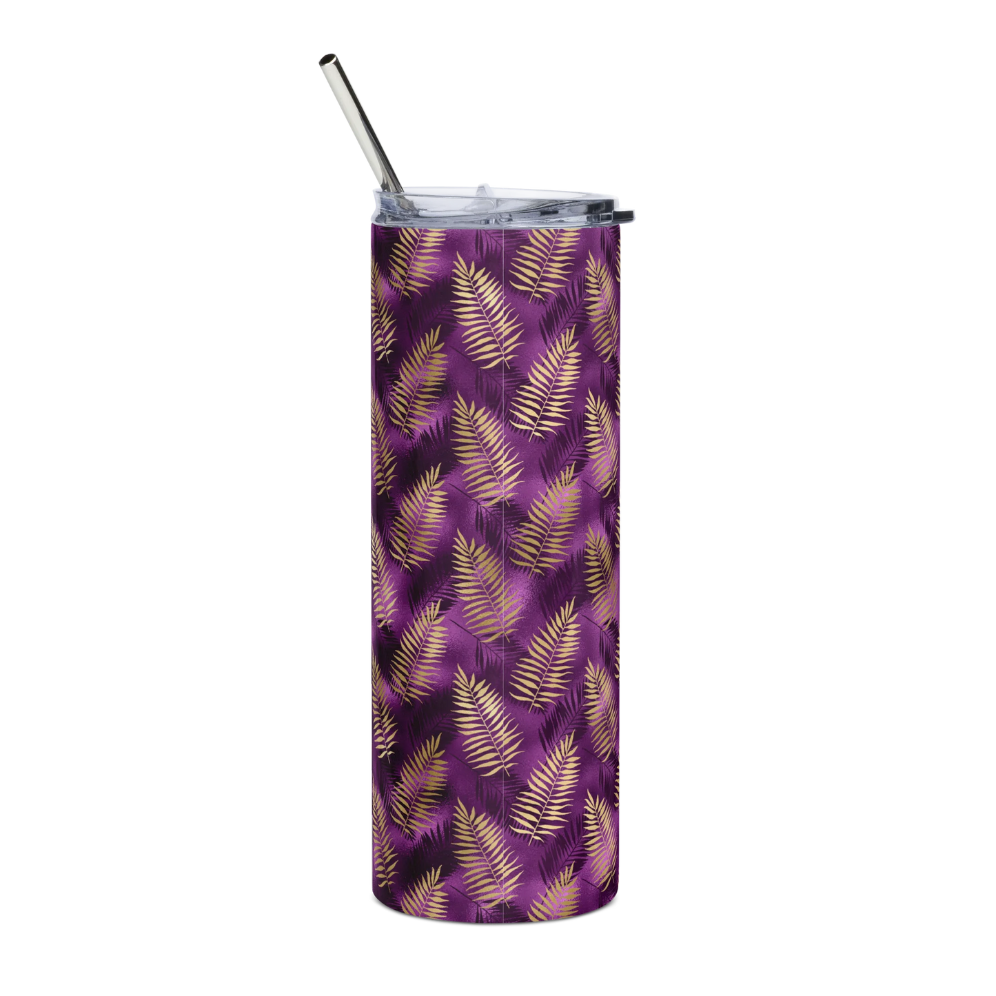 Violet & Gold Tropical Magic Tumbler