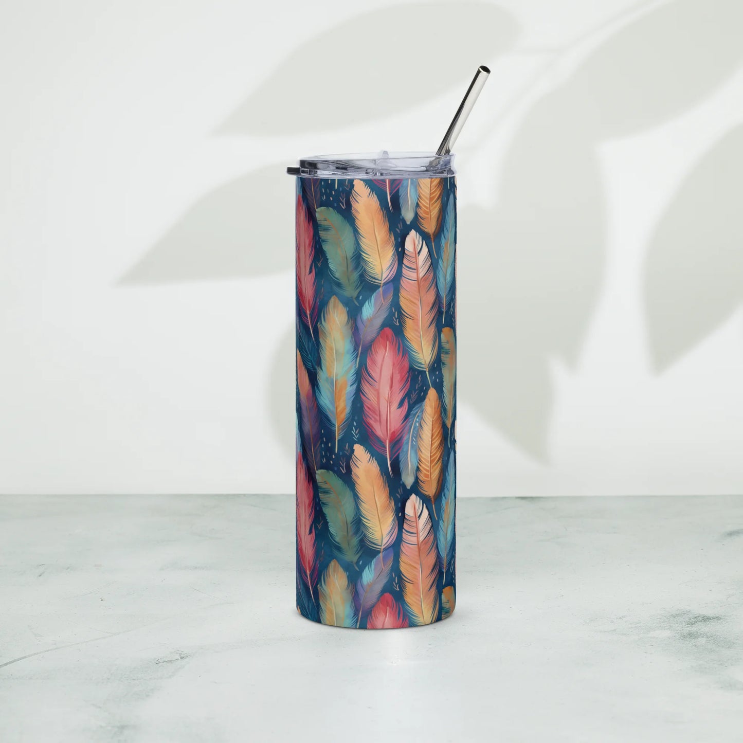 Dance of Wild Birds` Feathers Tumbler