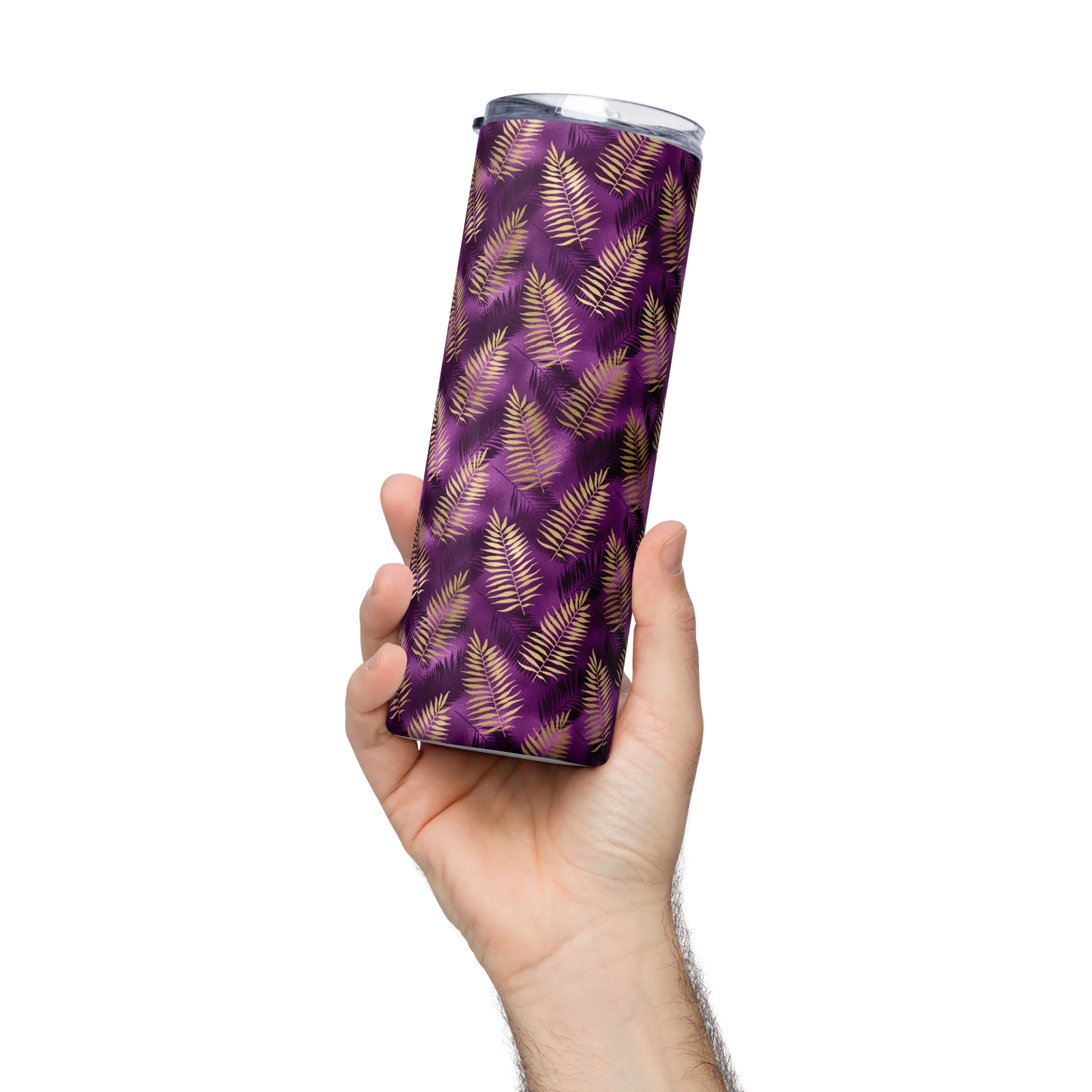 Violet & Gold Tropical Magic Tumbler