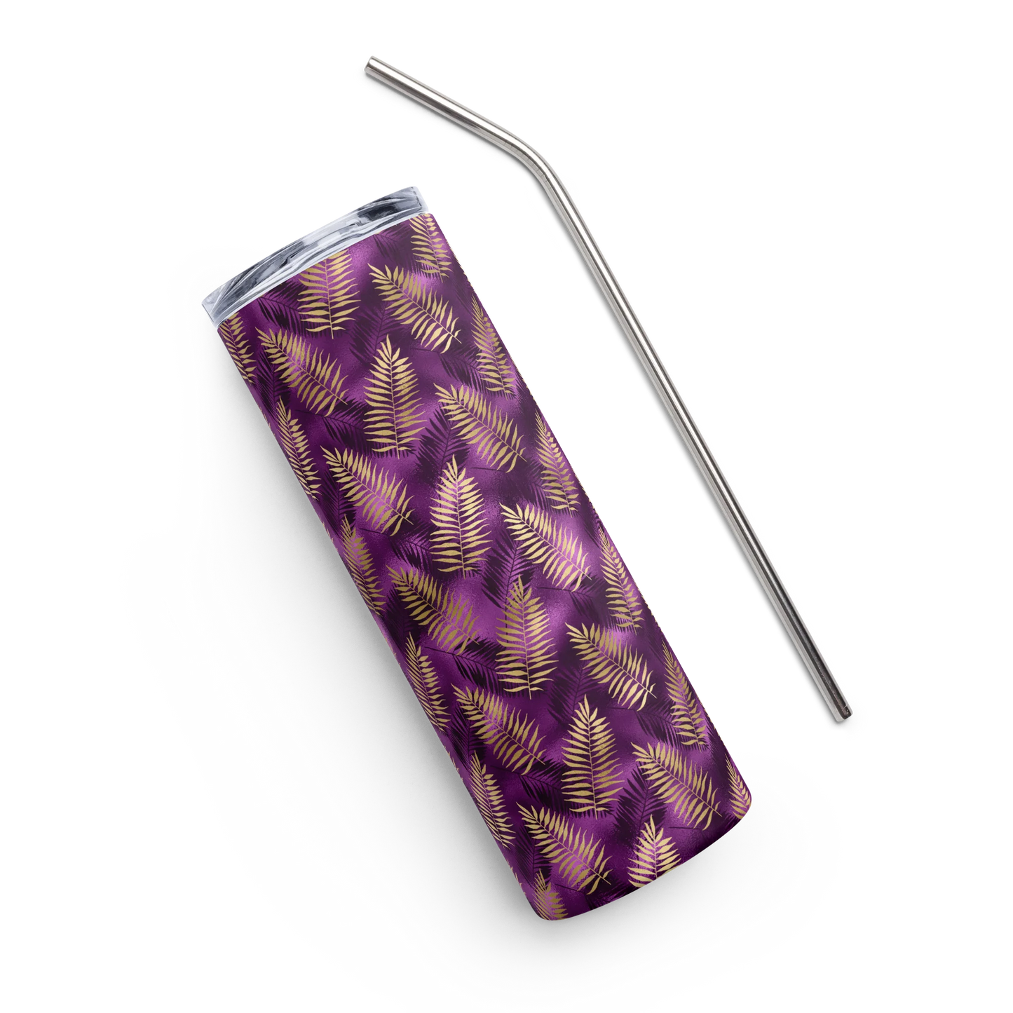 Violet & Gold Tropical Magic Tumbler