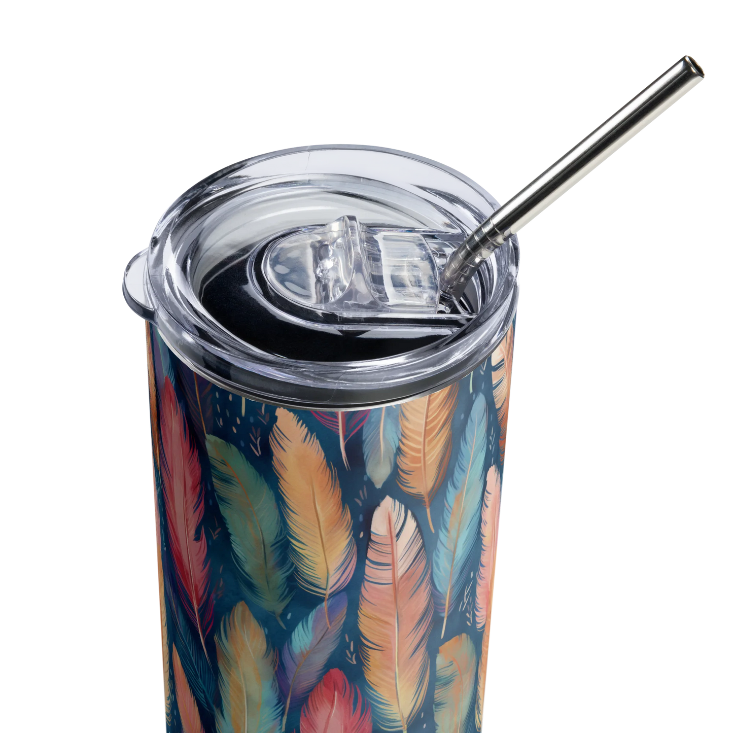 Dance of Wild Birds` Feathers Tumbler