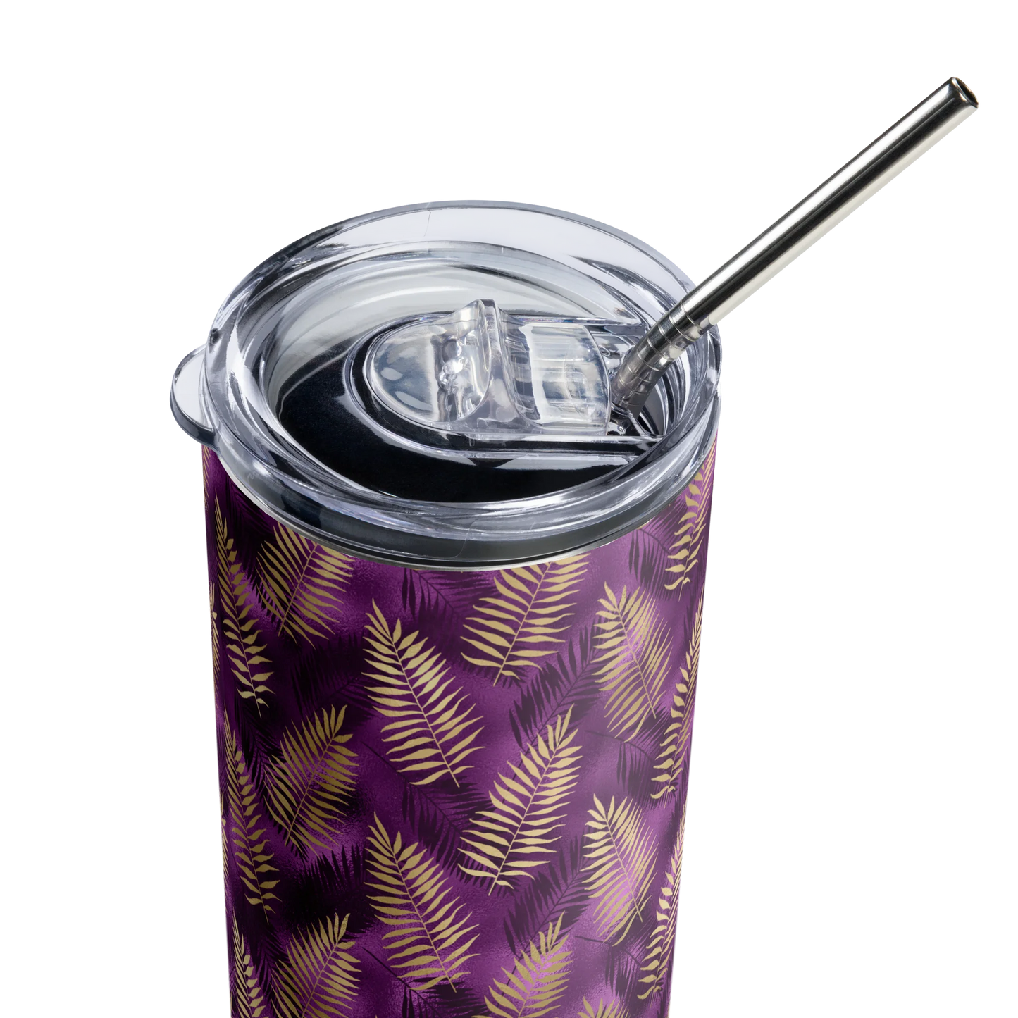 Violet & Gold Tropical Magic Tumbler