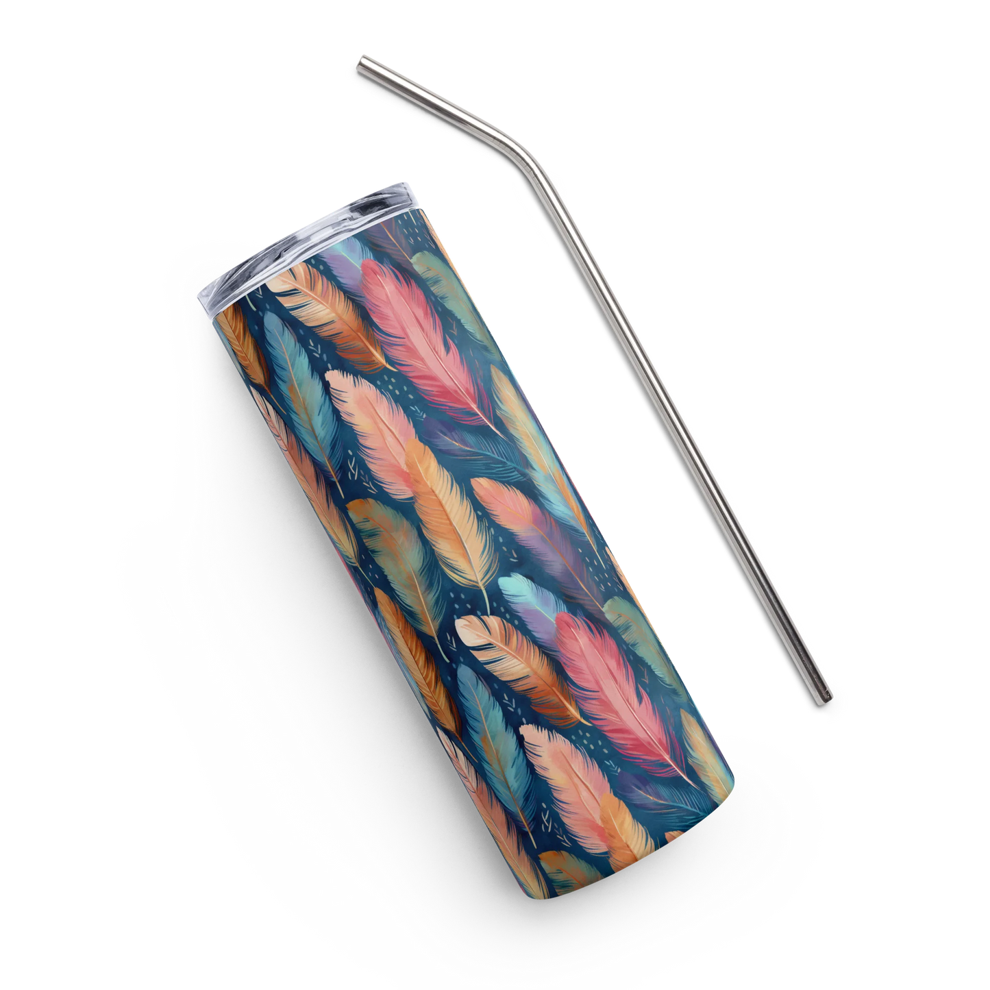 Dance of Wild Birds` Feathers Tumbler