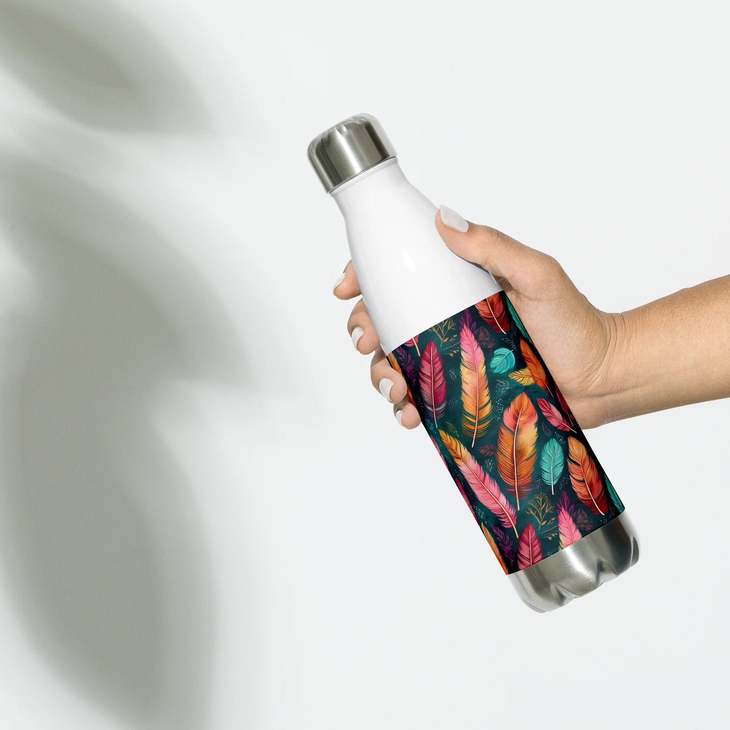 Wonderful Feathers Stainless Steel Water Bottle