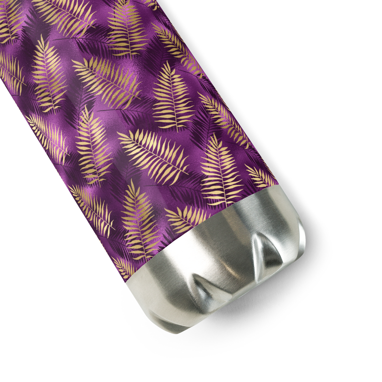 Violet & Gold Tropical Magic Stainless Steel Water Bottle