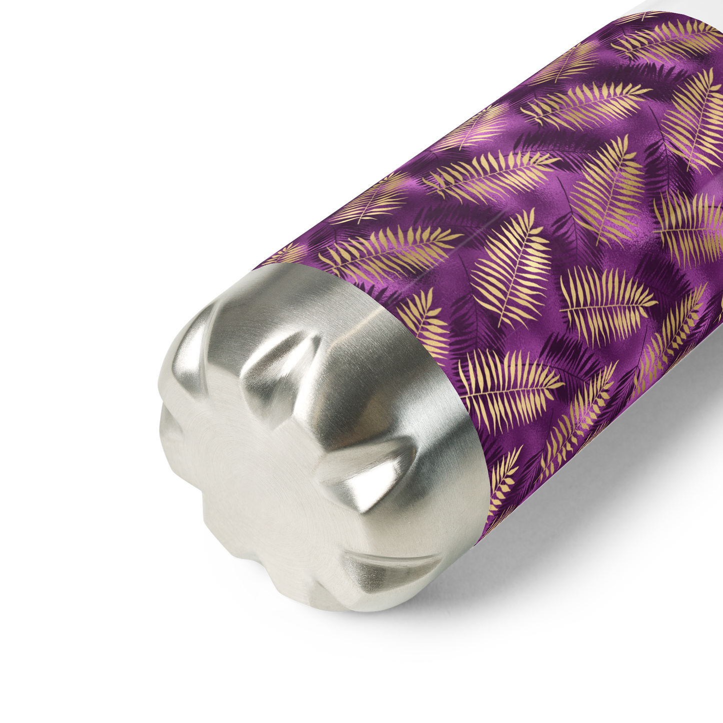 Violet & Gold Tropical Magic Stainless Steel Water Bottle