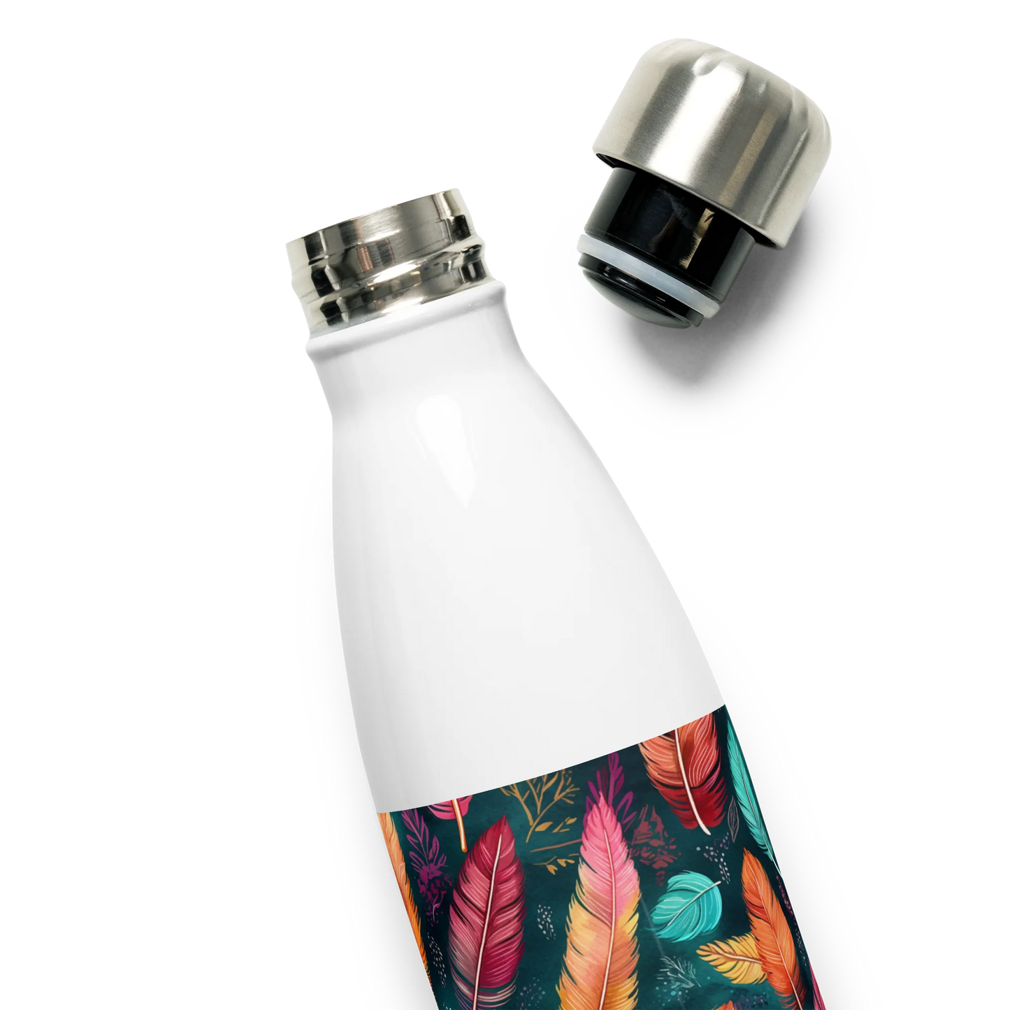 Wonderful Feathers Stainless Steel Water Bottle