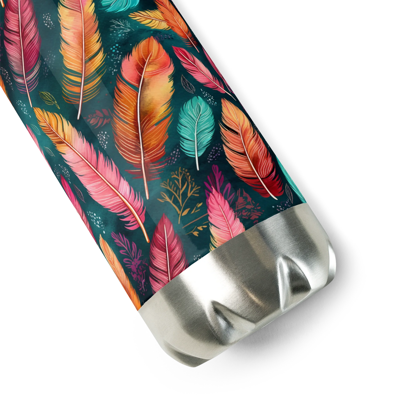 Wonderful Feathers Stainless Steel Water Bottle