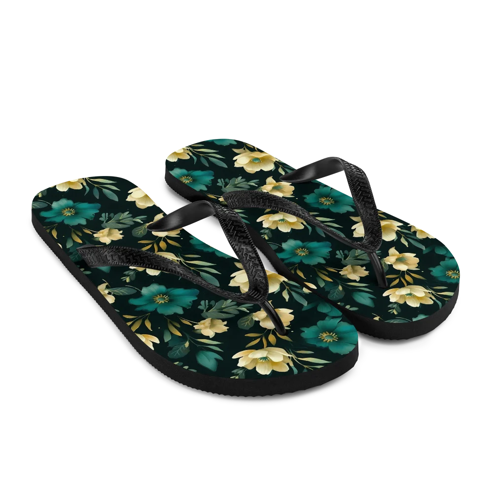 Minimalist Blooms Flip-flops