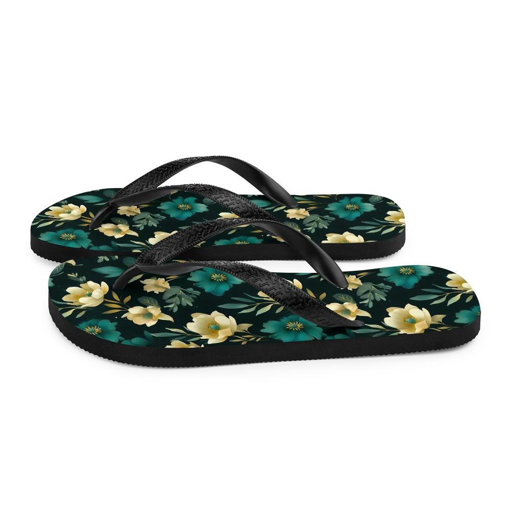 Minimalist Blooms Flip-flops