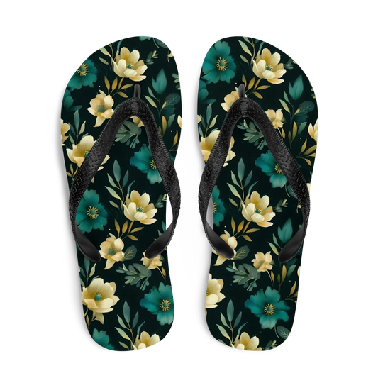 Minimalist Blooms Flip-flops