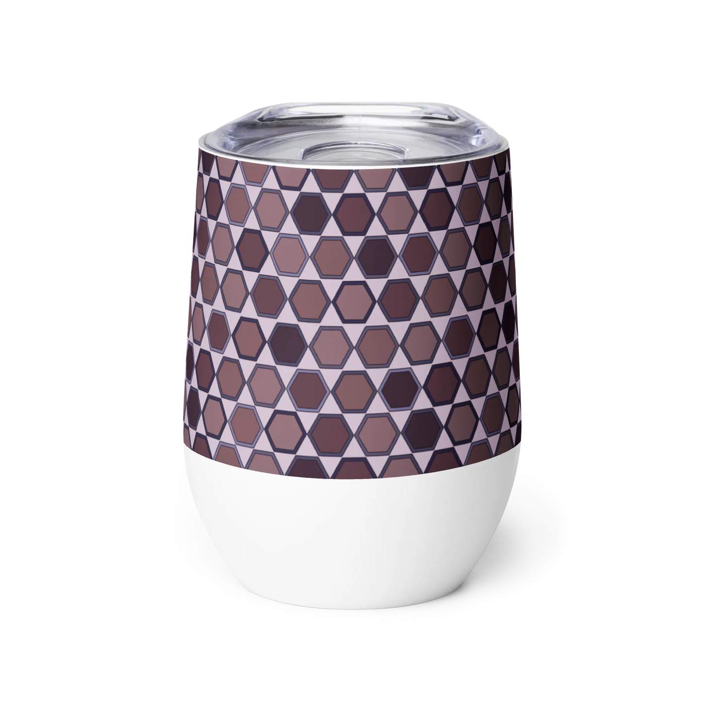 Wine Honeycombs Abstraction Wine Tumbler