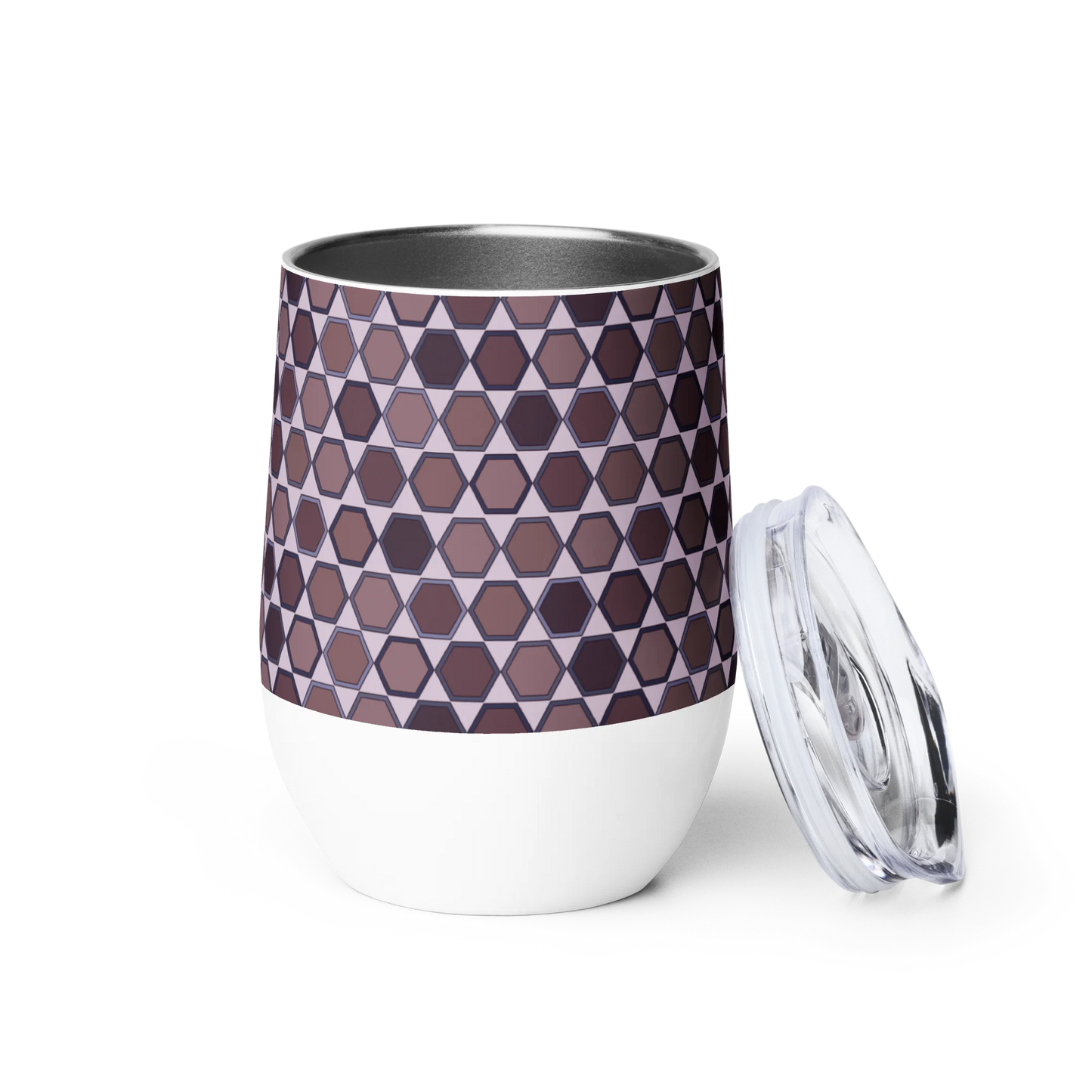 Wine Honeycombs Abstraction Wine Tumbler