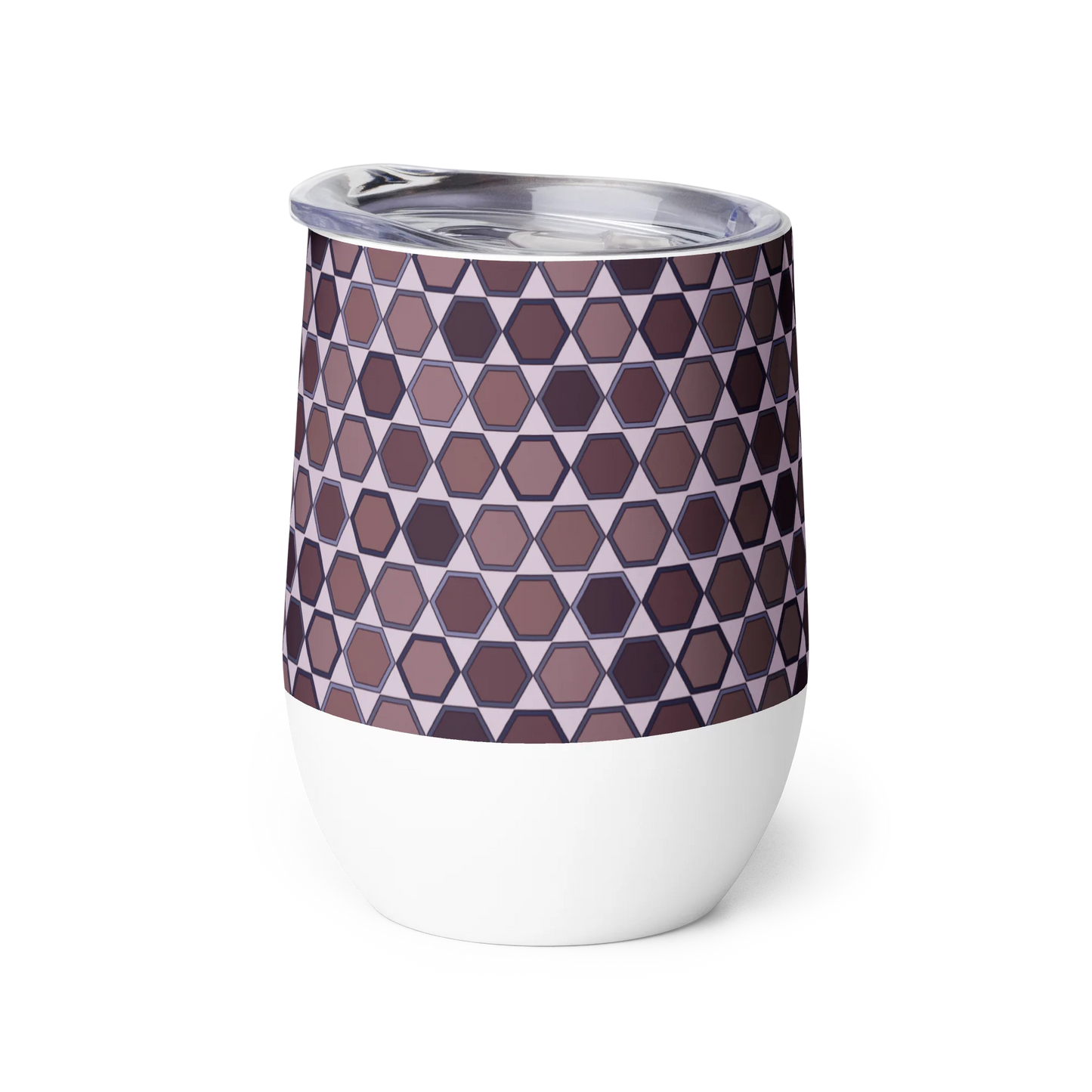 Wine Honeycombs Abstraction Wine Tumbler