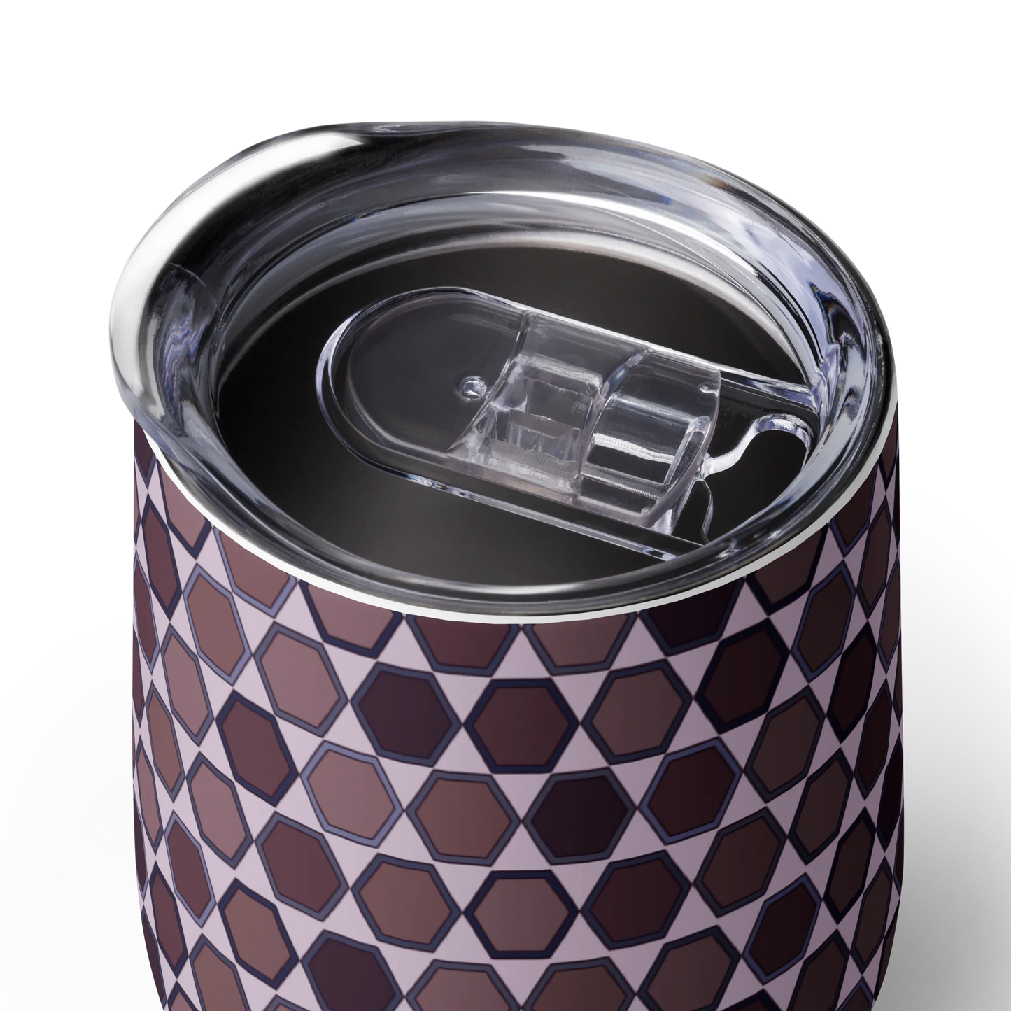 Wine Honeycombs Abstraction Wine Tumbler