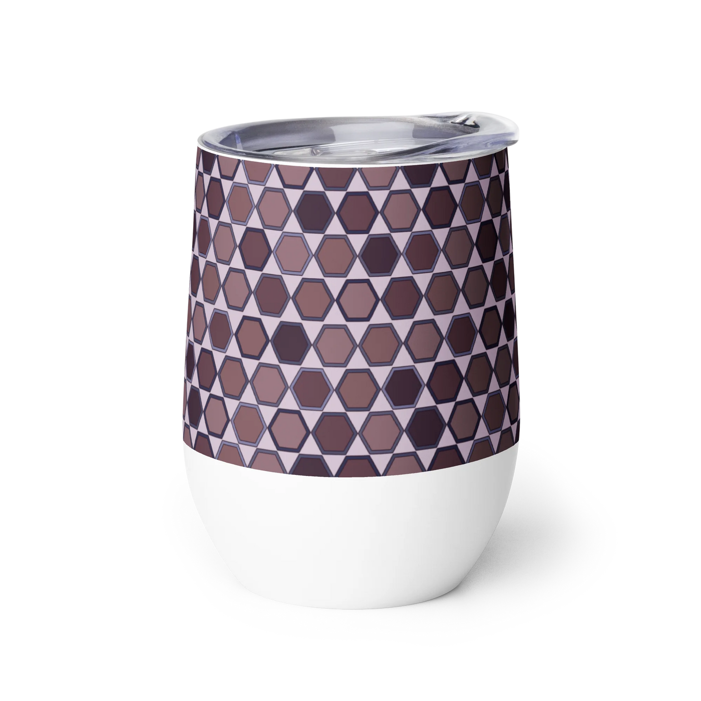 Wine Honeycombs Abstraction Wine Tumbler