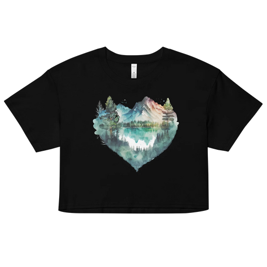 "Falling in Love with the Forest" Crop Top T-shirt