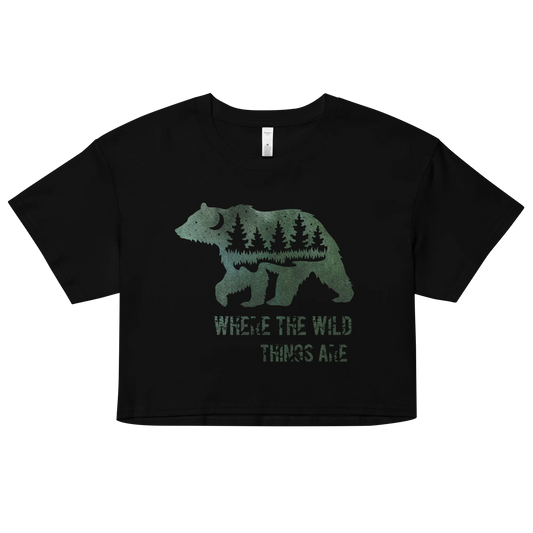 "Where the Wild Things Are" Crop Top T-shirt