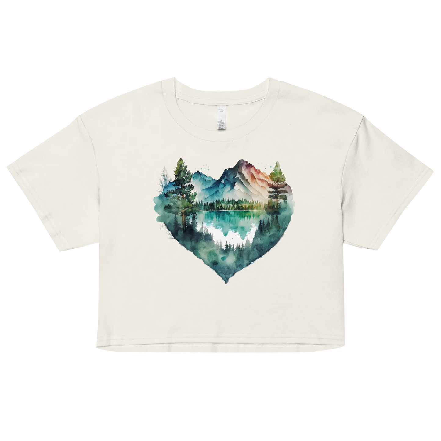 "Falling in Love with the Forest" Crop Top T-shirt