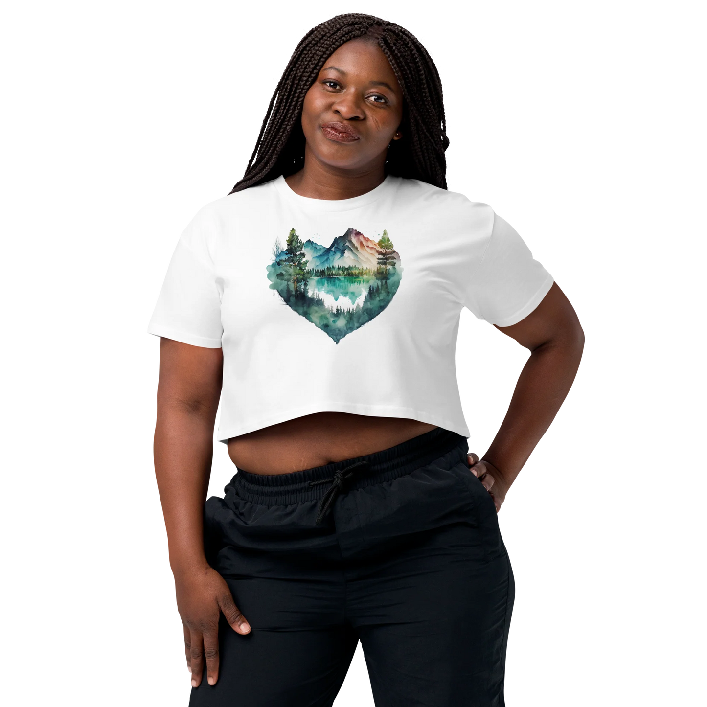 "Falling in Love with the Forest" Crop Top T-shirt