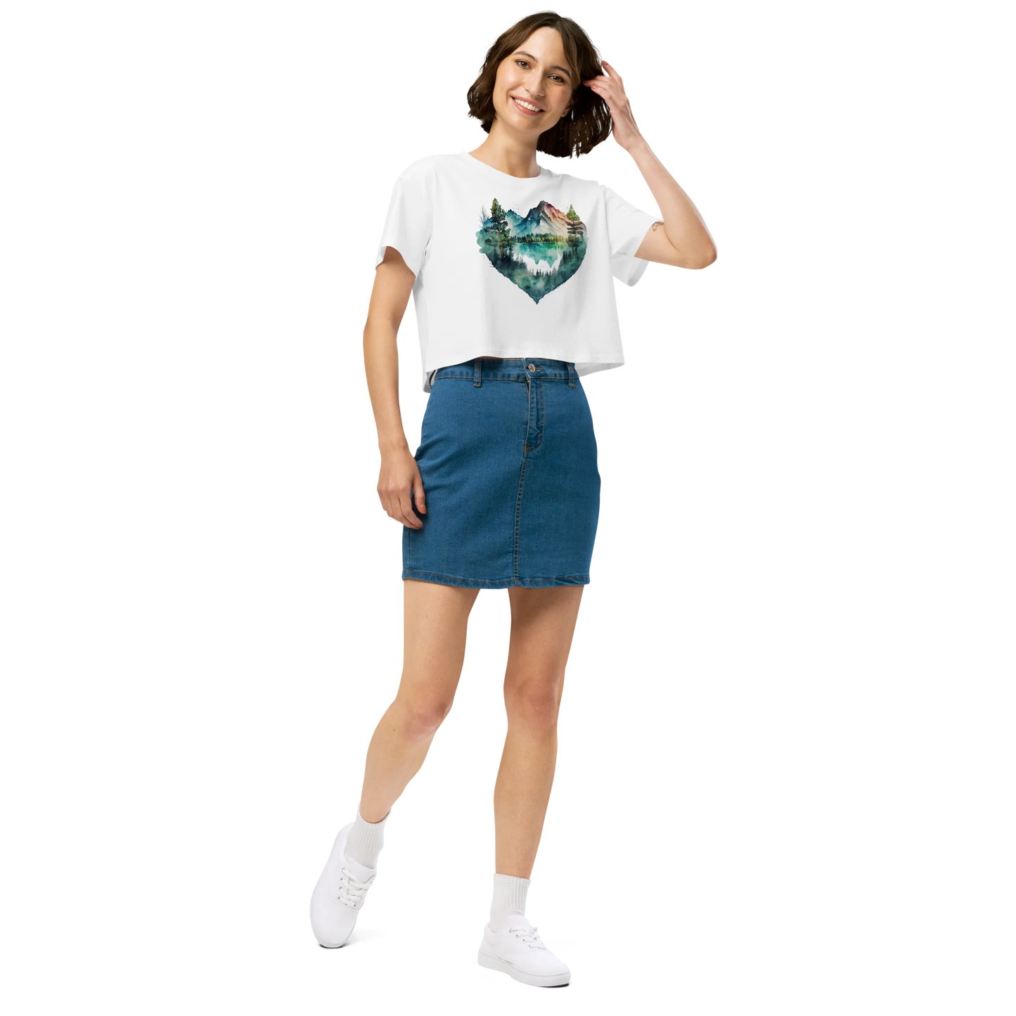 "Falling in Love with the Forest" Crop Top T-shirt