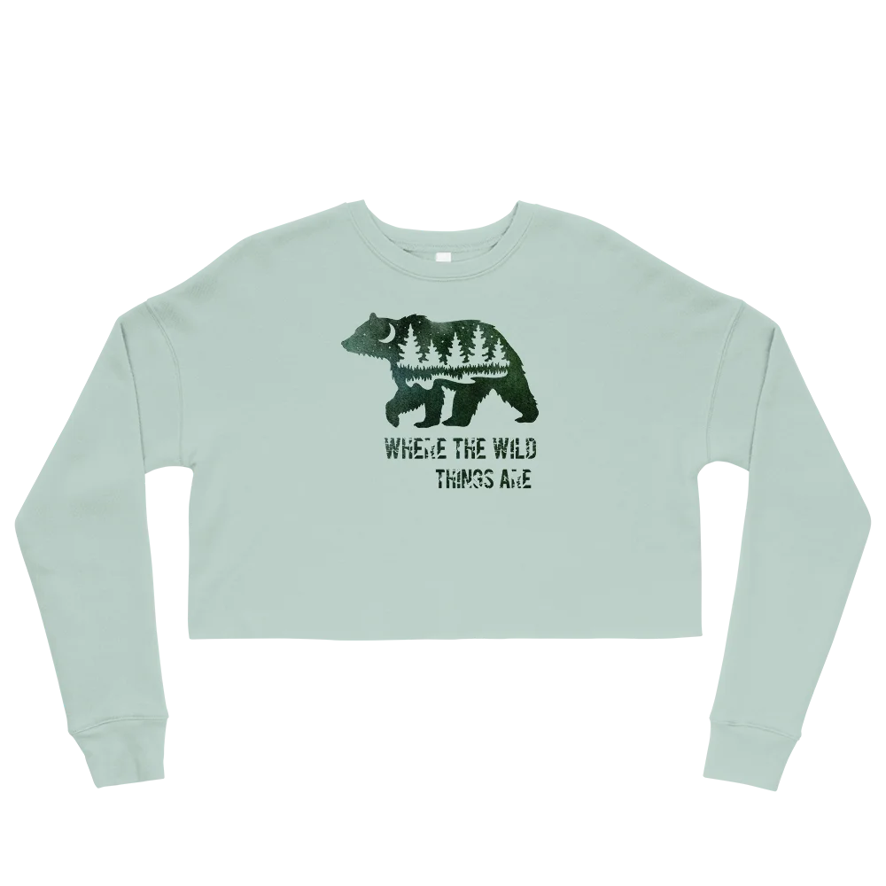 "Where the Wild Things Are" Crop Sweatshirt