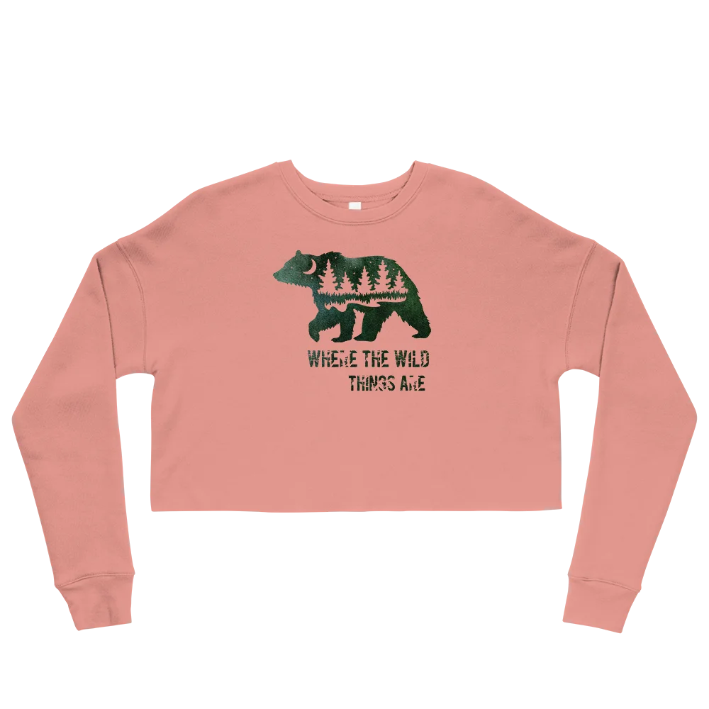 "Where the Wild Things Are" Crop Sweatshirt