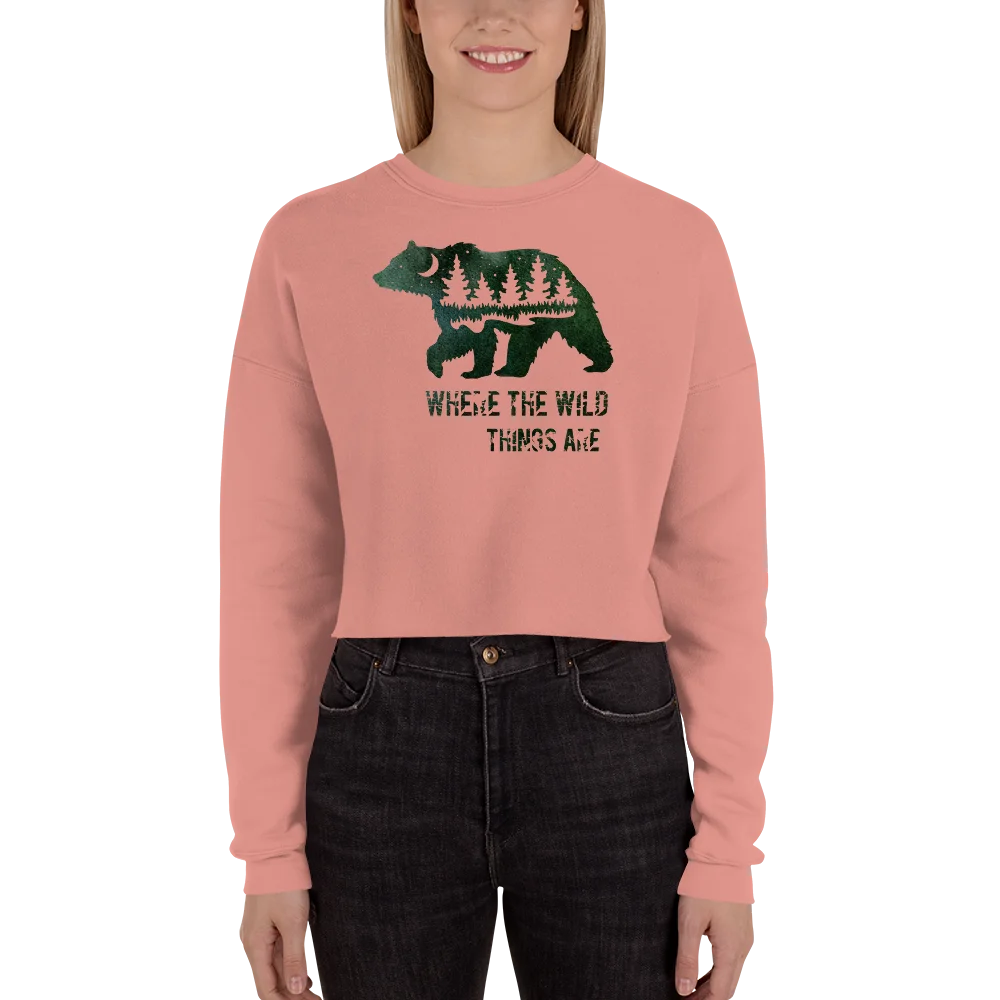 "Where the Wild Things Are" Crop Sweatshirt