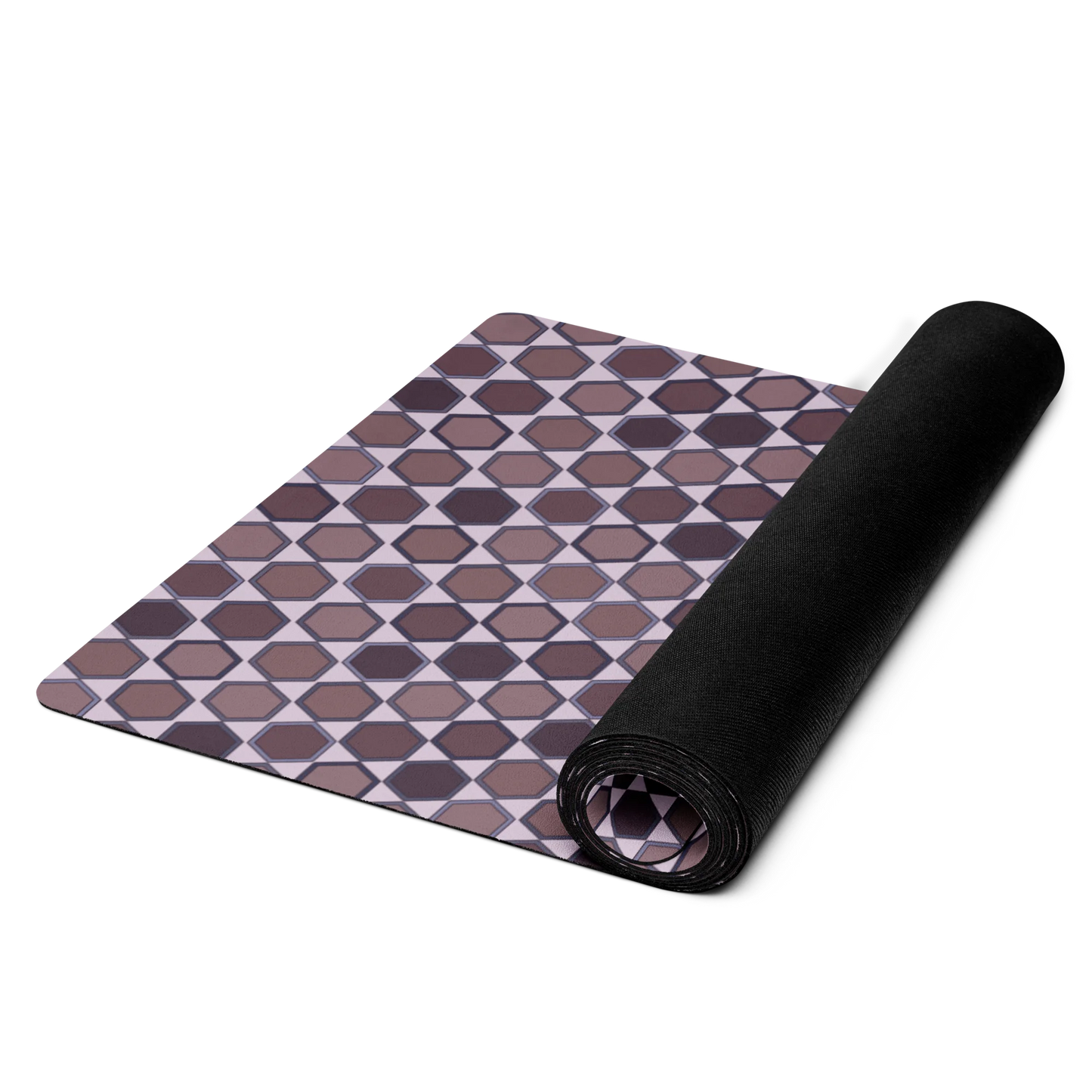 Wine Honeycombs Abstraction Yoga Mat